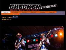 Tablet Screenshot of checker-and-the-bunkerboys.com